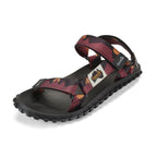 Scrambler Sandals - Burgundy & Orange