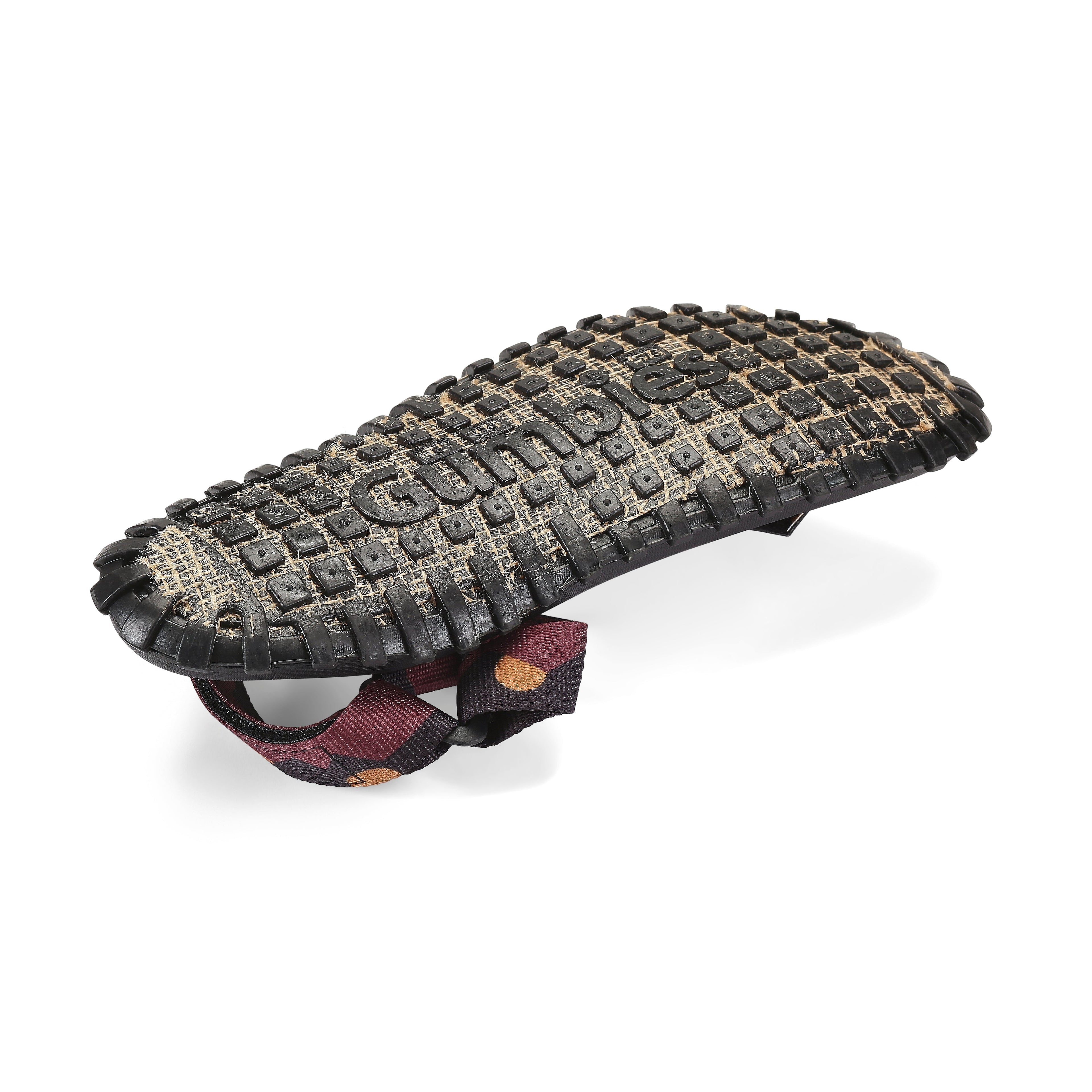 Scrambler Sandals - Burgundy & Orange