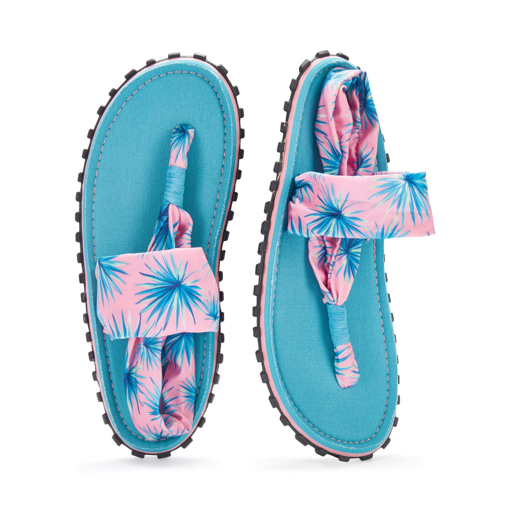 Slingbacks - Neon Palm