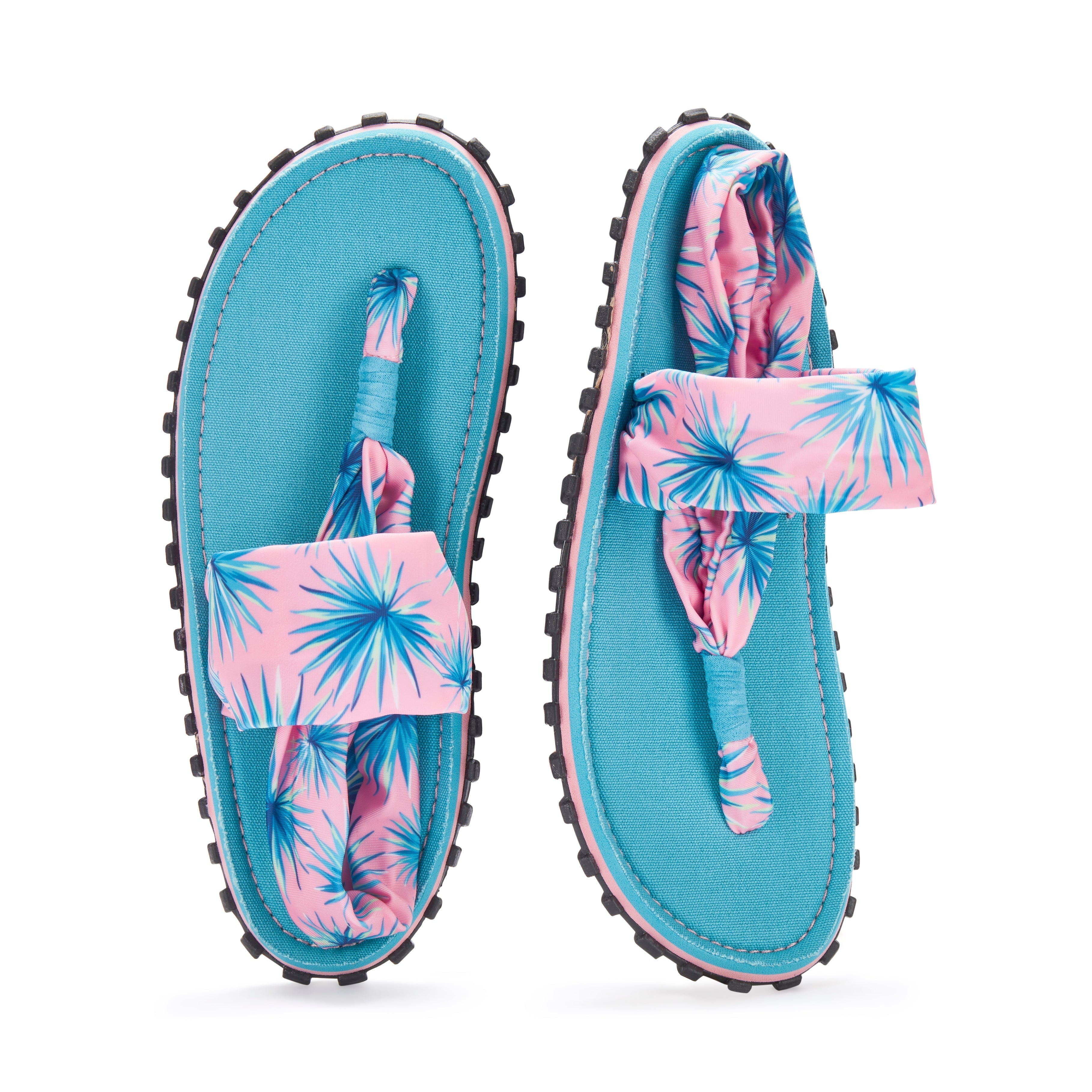 Slingbacks - Neon Palm