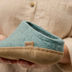Slip-on with leather sole - North Sea