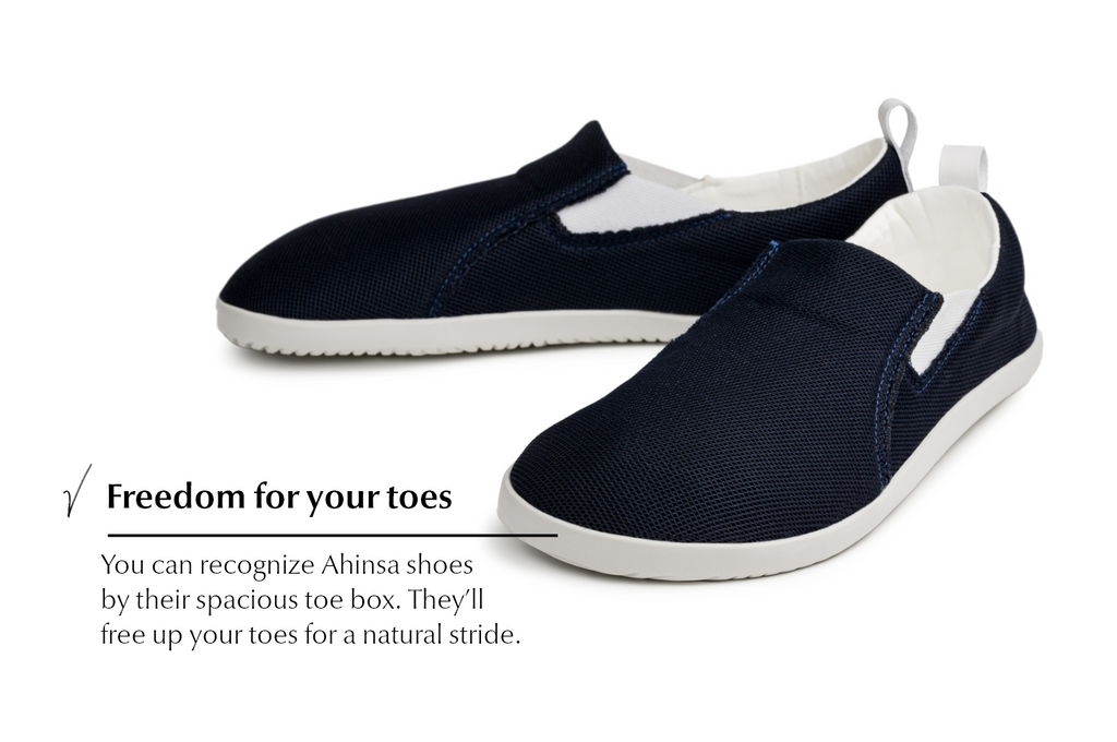 Navy Comfort slip-on sneakers