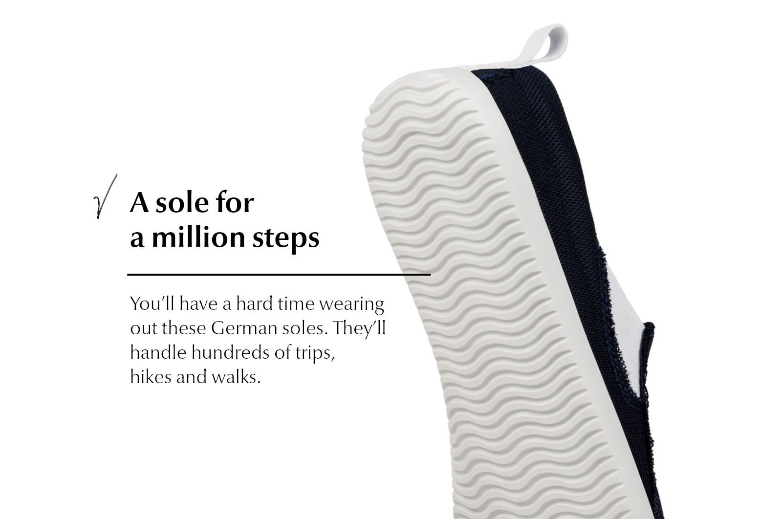 Navy Comfort slip-on sneakers