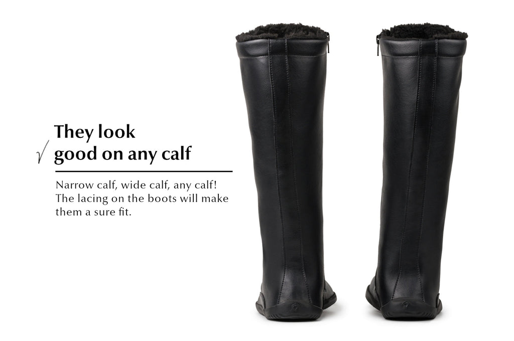 barefoot boots Jaya Winter Tall black