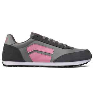 Gray and pink sneaker on a white background with 'Anniversary Deal' text.