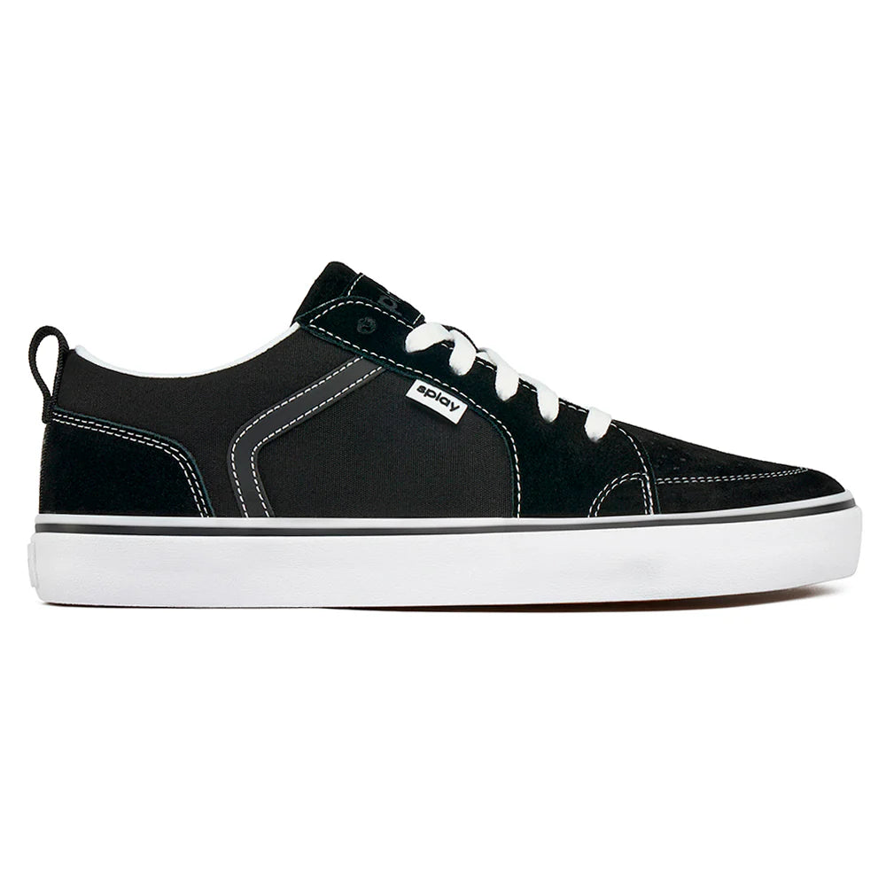 Black sneaker on a white background