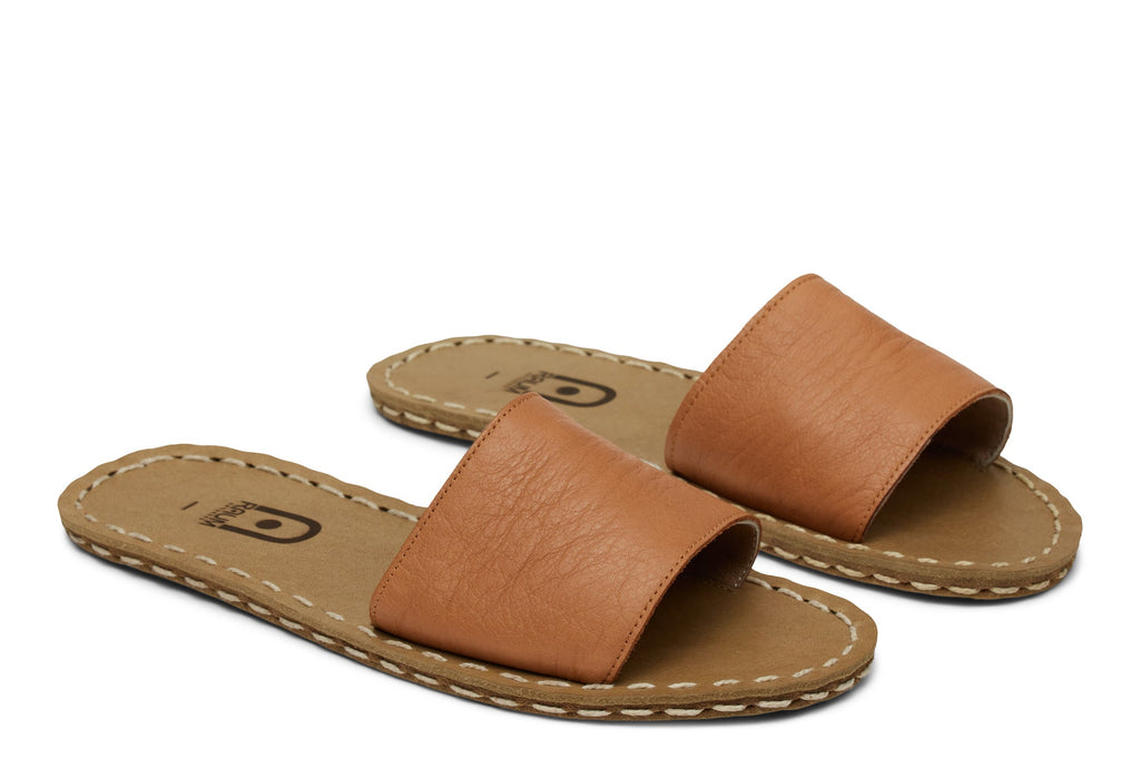 Grounding Slide Sandals / Natural