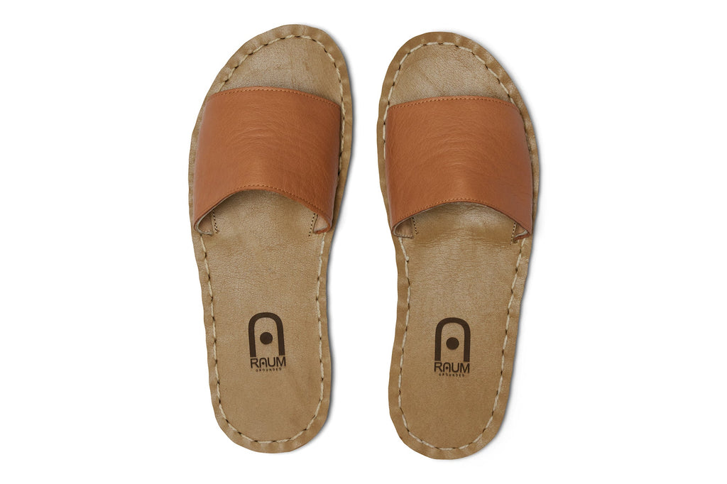 Grounding Slide Sandals / Natural