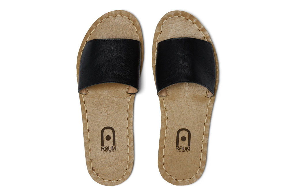 Grounding Slide Sandals / Ebony