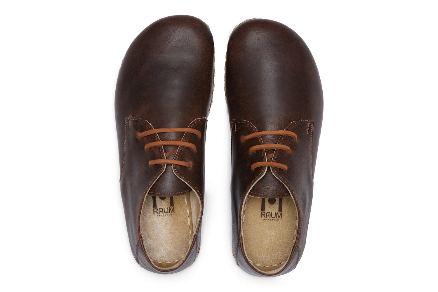 Barefoot Grounding Lace Up Shoe / Coffee
