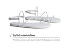 Comfort Sandals Aura White