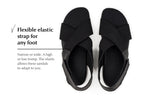 Suna barefoot sandals black