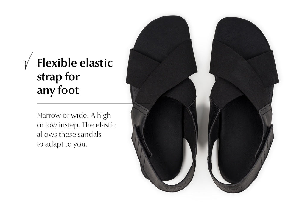 Suna Comfort sandals black