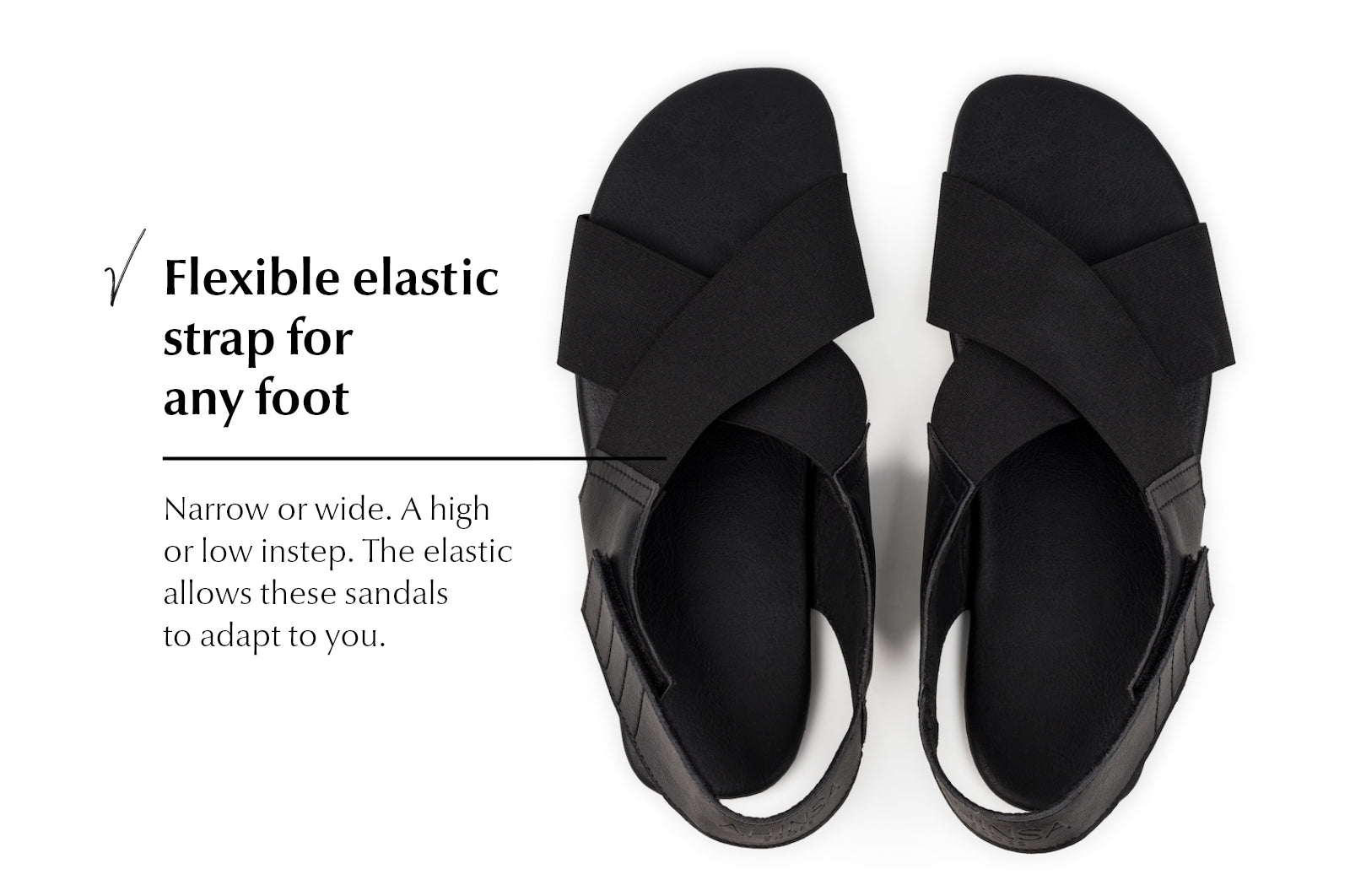 Suna Comfort sandals black
