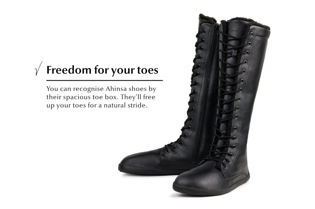 barefoot boots Jaya Winter Tall black