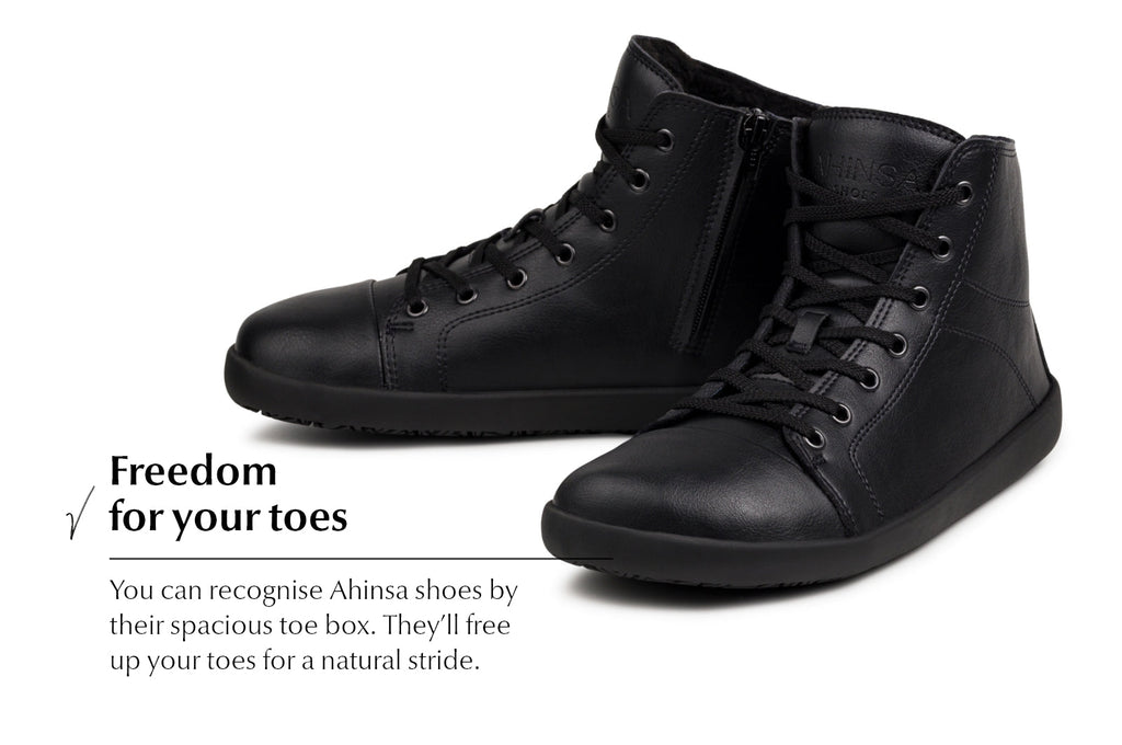 winter barefoot sneakers Tara Winter 2.0 black