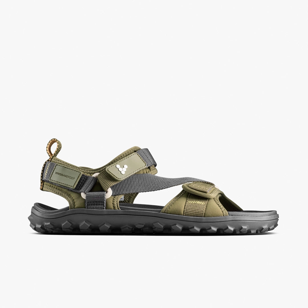 Vivobarefoot Women's Tracker Ora Sandal - Dark Olive