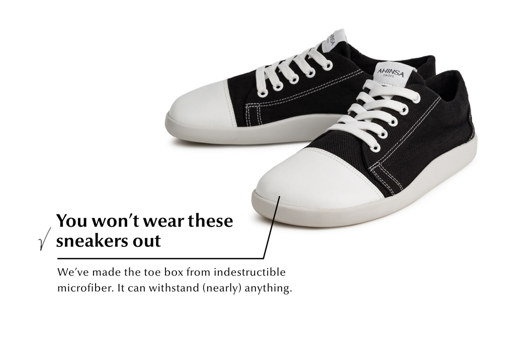 barefoot sneakers Street – Black Hemp