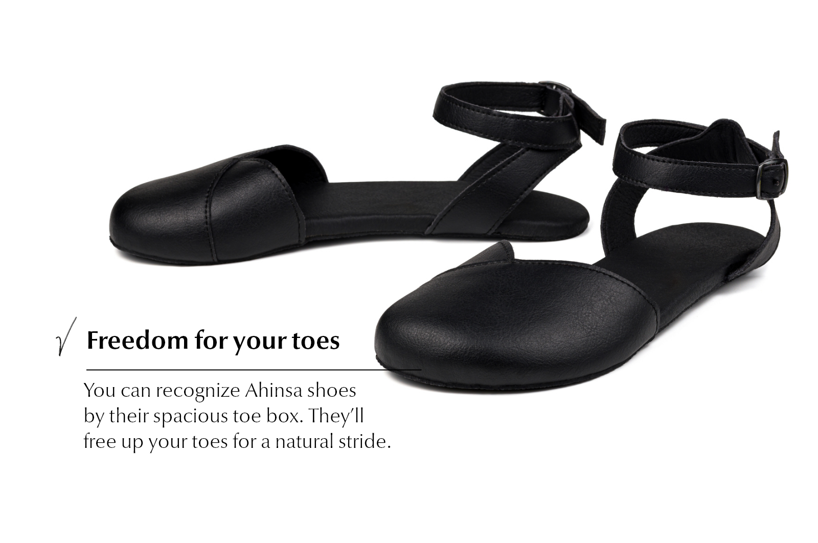 Ballerina Comfort dress shoes black