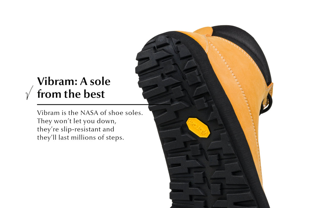 winter barefoot boots Shuma Winter mustard nubuck