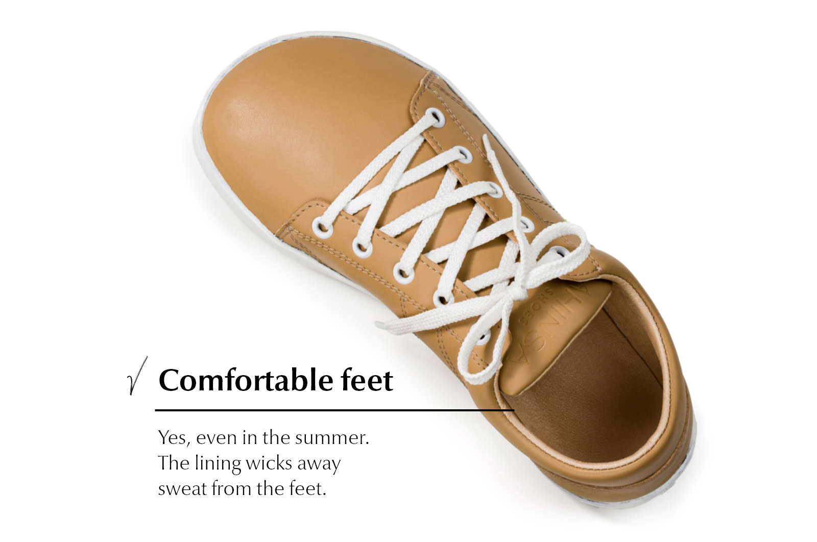 Vida barefoot beige sneakers