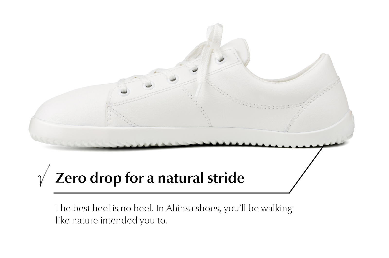 Vida barefoot white sneakers