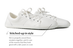 Vida barefoot white sneakers
