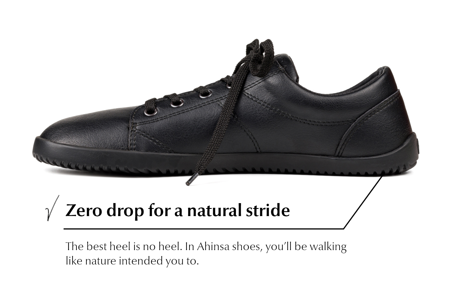 Vida barefoot black sneakers