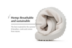 Vida Hemp Comfort white sneakers