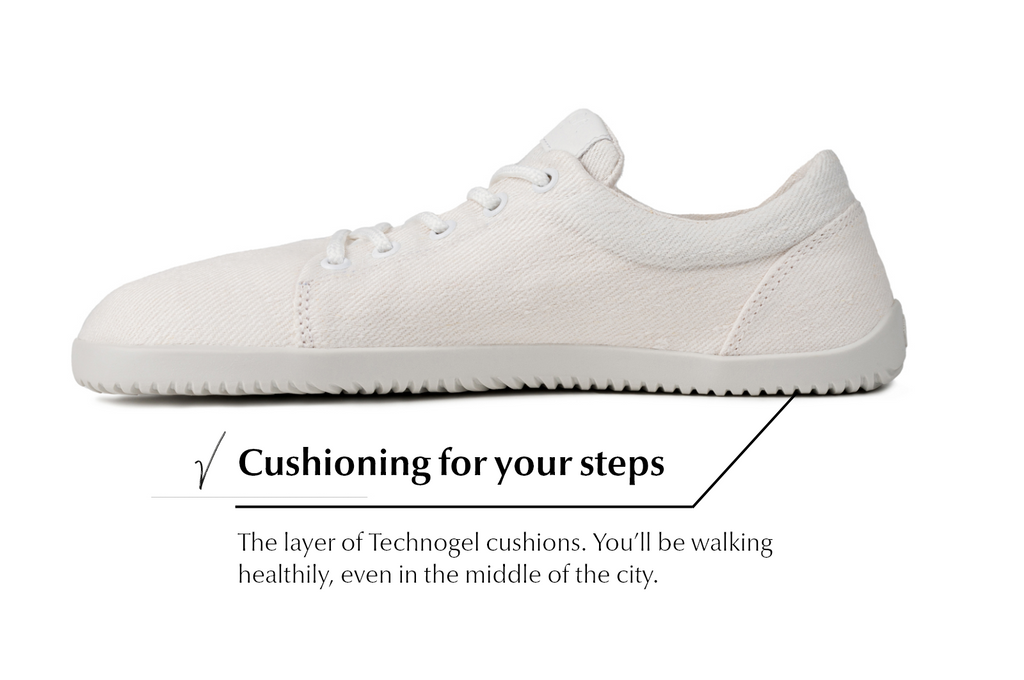 Vida Hemp Comfort white sneakers