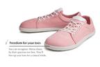 Vida Hemp Comfort pink sneakers