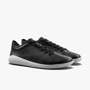 Vivobarefoot Men's Geo Court III - Obsidian Leather
