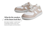 Barefoot Sneakers Yuva Beige & White