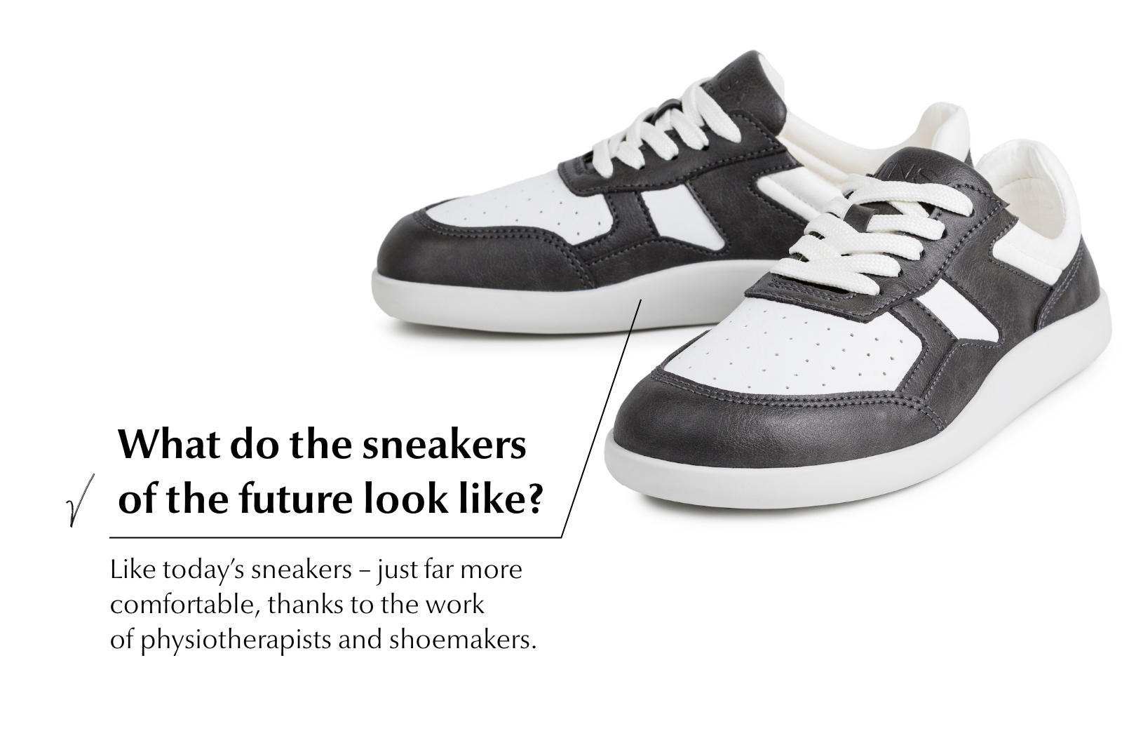 Barefoot Sneakers Yuva Grey & White