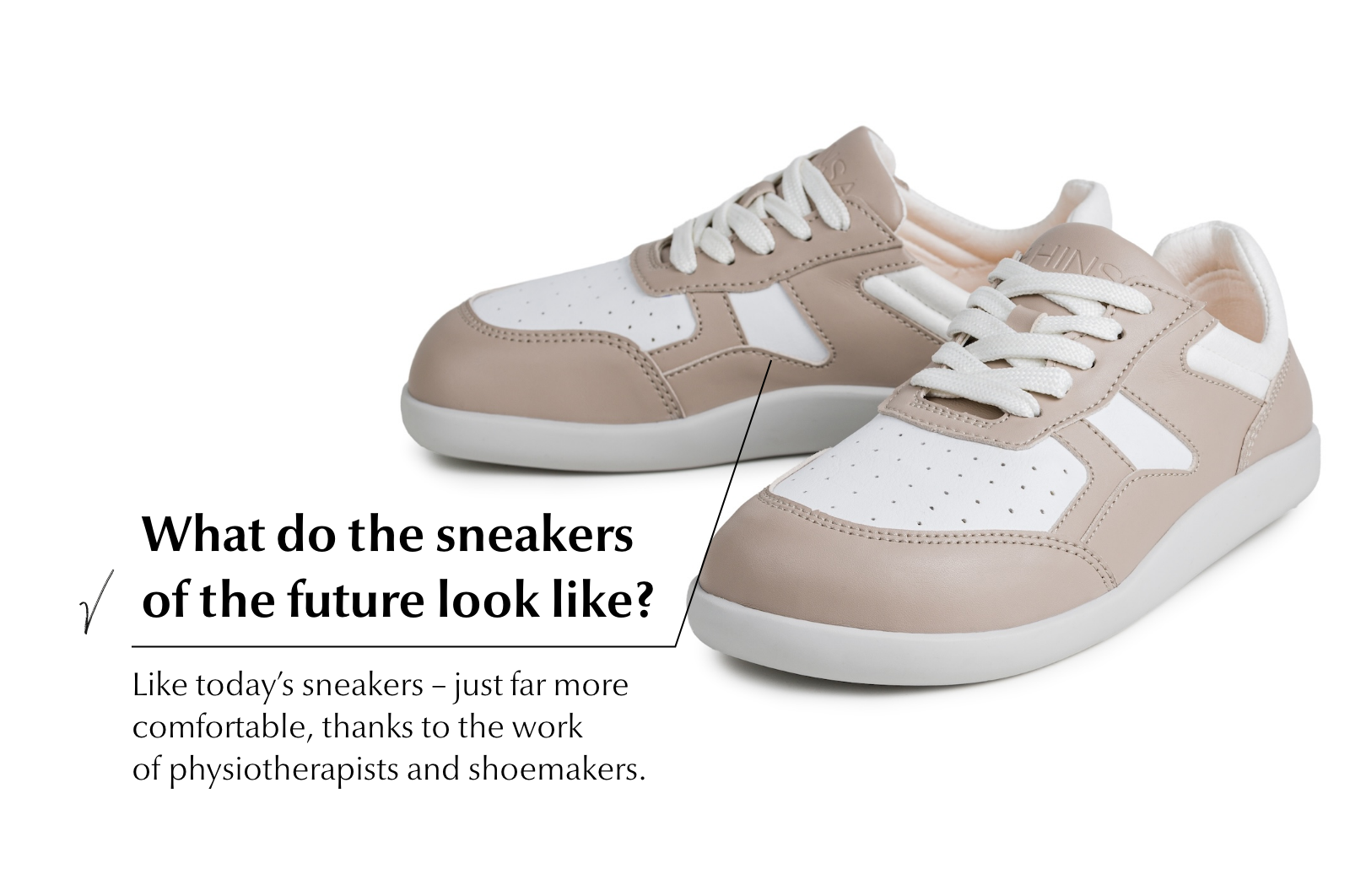 Yuva Comfort Sneakers Beige & White