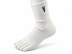 Correct Toes® Crew Merino Wool Socks - White