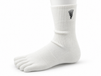 Correct Toes® Crew Merino Wool Socks - White