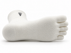 Correct Toes® Crew Merino Wool Socks - White