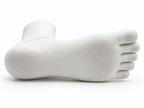 Correct Toes® No Show Original Socks - White