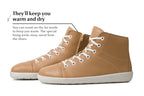 winter barefoot sneakers Tara Winter 2.0 beige