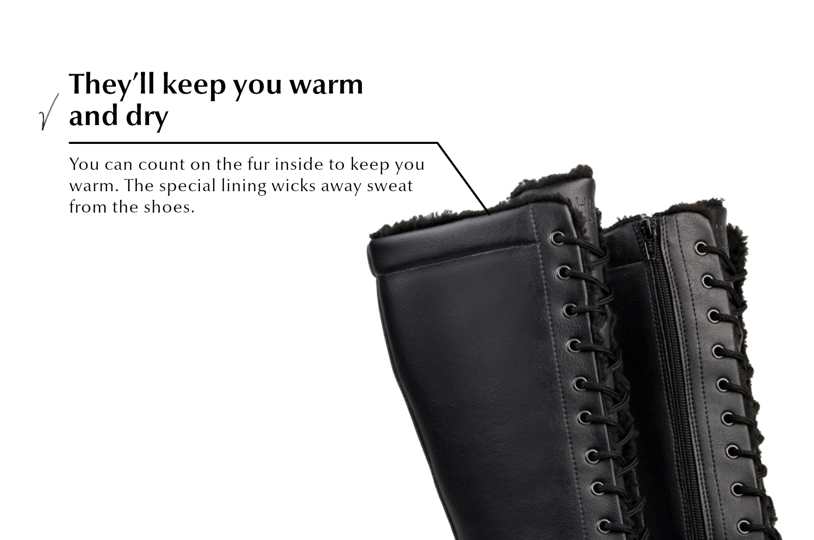 Comfort boots Jaya Tall Winter black