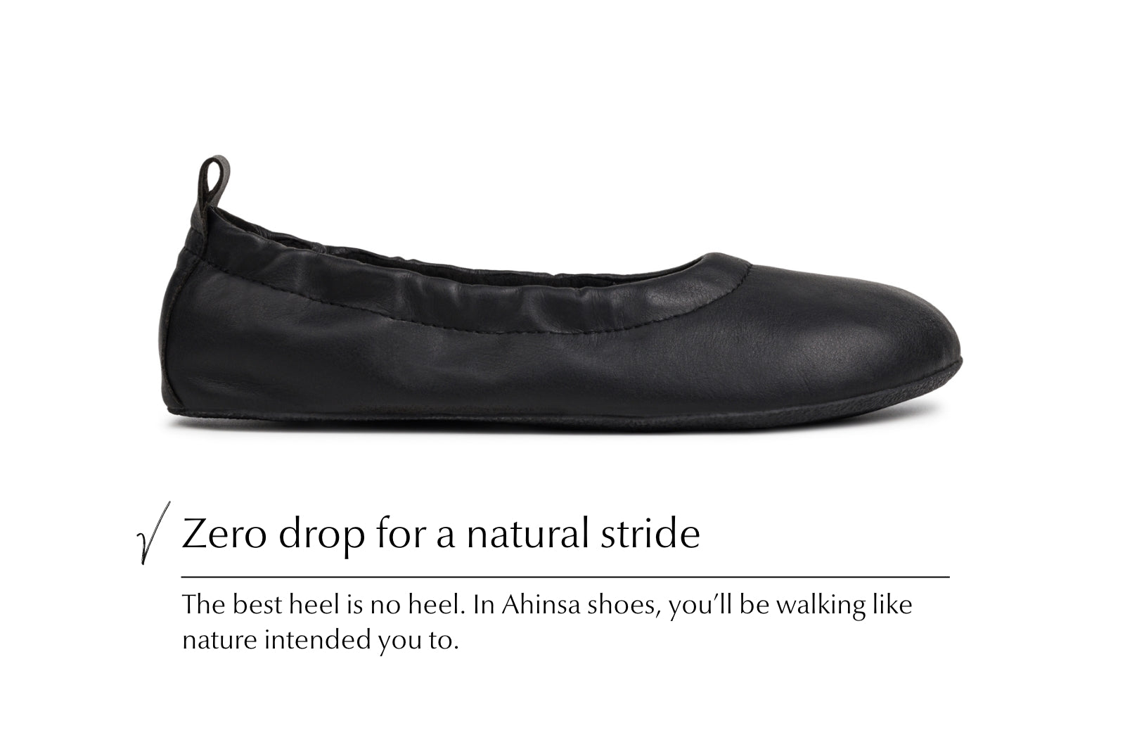 Barefoot dress shoes Chic black