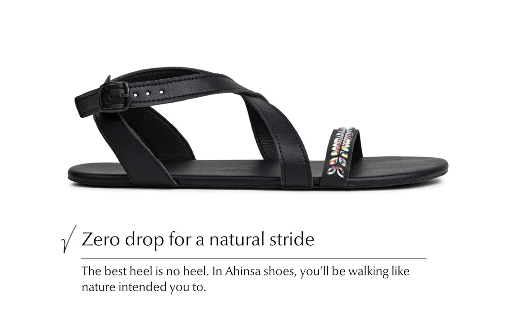 barefoot sandals Hava Preciosa black