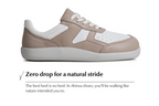 Barefoot Sneakers Yuva Beige & White
