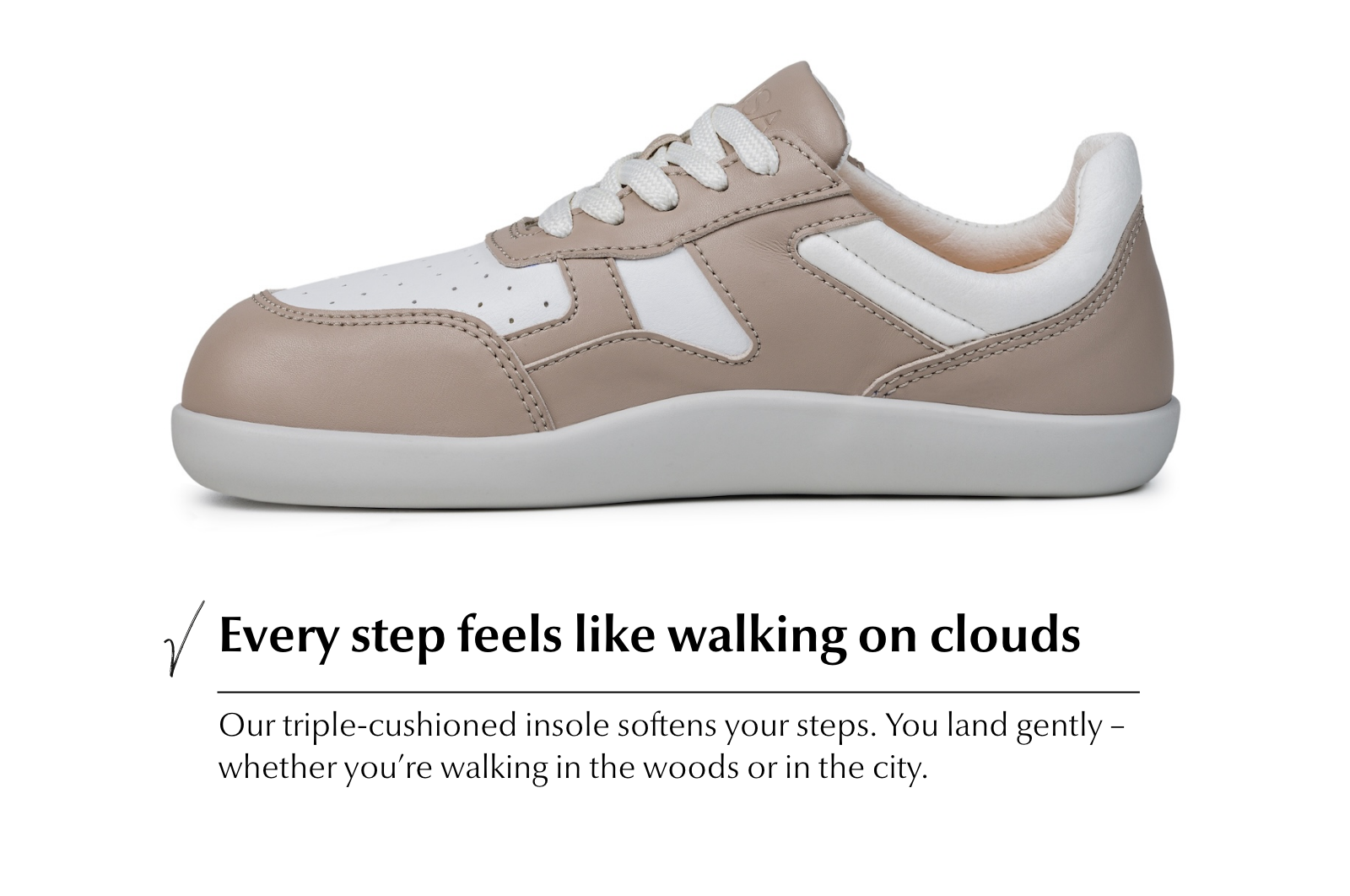 Yuva Comfort Sneakers Beige & White