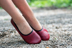 Ananda Narrow Barefoot Dress shoes - Burgundy