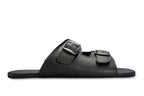 barefoot slip-on sandals black