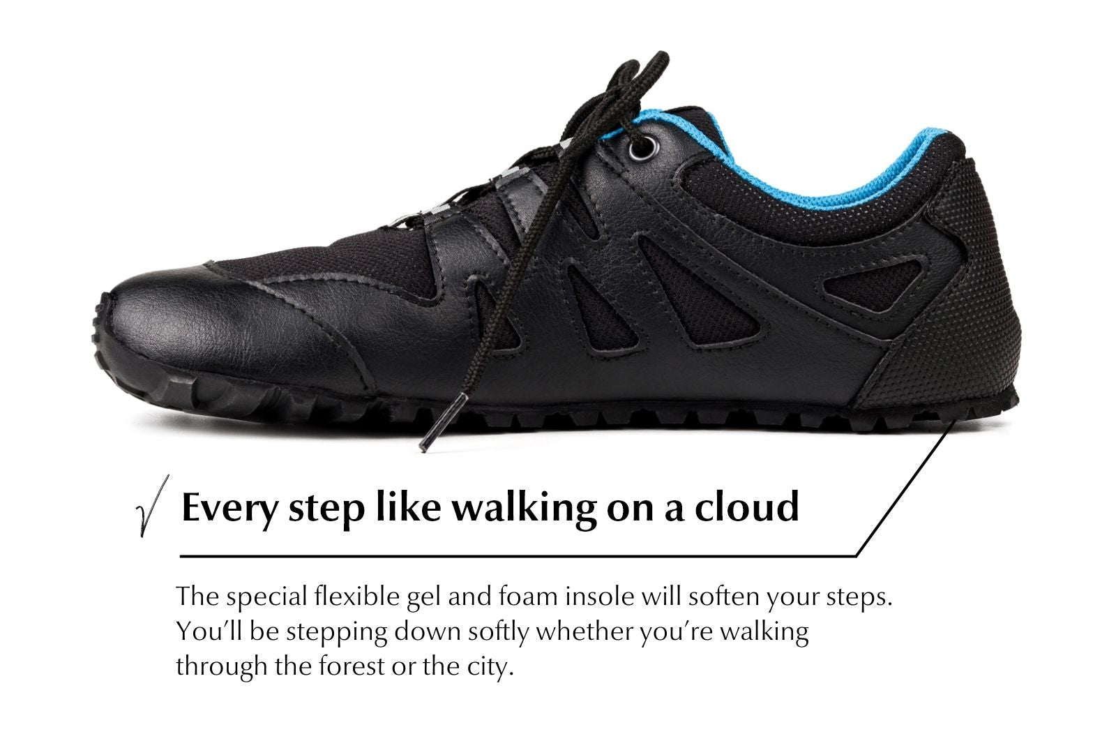 Chitra Trek&Trail Comfort blue-black sneakers