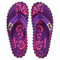 Islander Flip-Flops - Purple Hibiscus