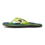 Islander Flip-Flops - Lime Hibiscus